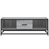 vidaXL Coffee Table Grey Sonoma Engineered Wood, Metal