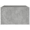 vidaXL Coffee Table Concrete Grey Engineered Wood and Glass Compact