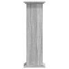 vidaXL Plant Stand Grey sonoma Engineered wood Tall Decorative Inlays