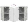 vidaXL Bathroom Cabinet Concrete Grey 11.81 x 12.40 x 24.02 in