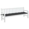 vidaXL Garden Bench Cushion Melange Anthracite 100% Polyester