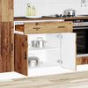 vidaXL Kitchen Base Cabinet Old wood Engineered wood 31.5x18.1x32.1 in