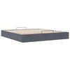vidaXL Ottoman Bed Frame Dark Grey