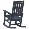 vidaXL Garden Rocking Chair Navy Blue 92 x 70 x 108cm HDPE