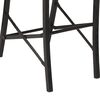 vidaXL Bar Set Natural wood and black