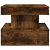 vidaXL Coffee Table Smoked Oak Engineered wood 19.7x19.7x15.7 in