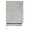 vidaXL Bedside Cabinet Concrete Grey 19.69 x 13.58 x 19.69 in