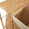 vidaXL Laundry Basket 17.3"x13.4"x25.2" Water Hyacinth