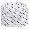 vidaXL Boat Rope White 0.79 " 164.0 ' Polypropylene