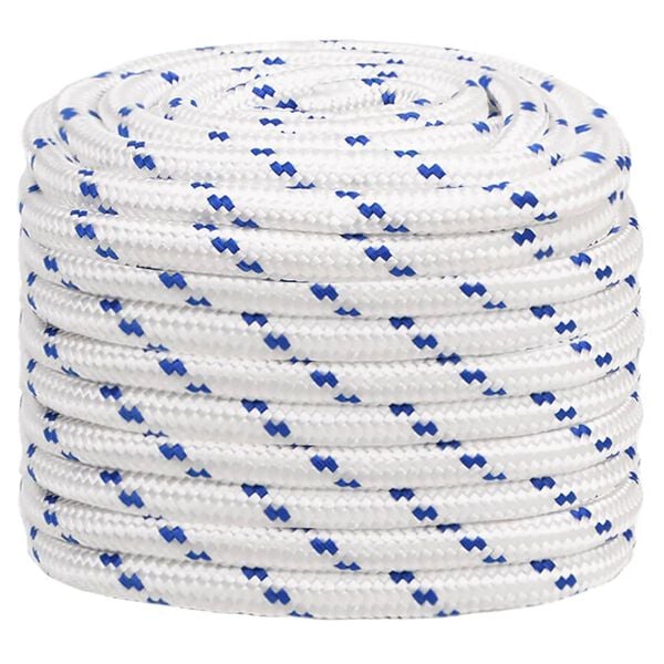 vidaXL Boat Rope White 0.79 " 164.0 ' Polypropylene