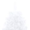 vidaXL Artificial Half Pre-lit Christmas Tree with Ball Set White 47.2"