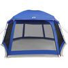 vidaXL Pool Tent with Removable Fly & Mesh Walls Azure Blue 201.6x180.3"