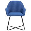 vidaXL Dining Chairs 6 pcs Blue Fabric