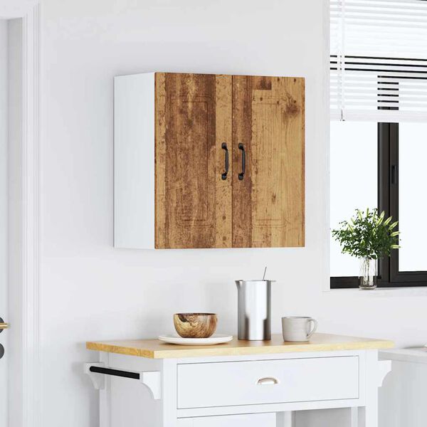 vidaXL Kitchen Wall Cabinet Old wood Engineered wood 23.6 x 12.2 x 23.6 in