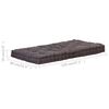 vidaXL Pallet Cushion Anthracite 100% Cotton with cotton blend filling