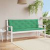 vidaXL Garden Bench Cushion Set of 2 Green Oxford fabric (100% polyester)