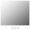 vidaXL Wall Mirror Transparent Glass, EVA 27.6 x 19.7 in