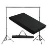 vidaXL Backdrop Support System 10 x 10 ft Black