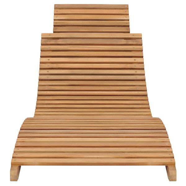 vidaXL Garden Lounge Set Set of 2 Teak Finely sanded teak hardwood