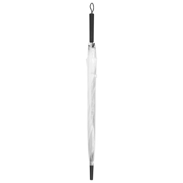 vidaXL Umbrella Transparent POE, powder-coated metal 39.4 inches diameter