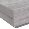 vidaXL Coffee Table Gray Sonoma Engineered wood 31.5x31.5x12.2 in