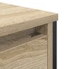 vidaXL Bathroom Basin Cabinet Sonoma Oak Engineered Wood Medium