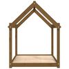 vidaXL Dog Bed Honey Brown Solid Pine Wood Medium Durable Dog Bed