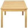 vidaXL Coffee Table Natural Wood Solid Acacia Wood Medium Durable