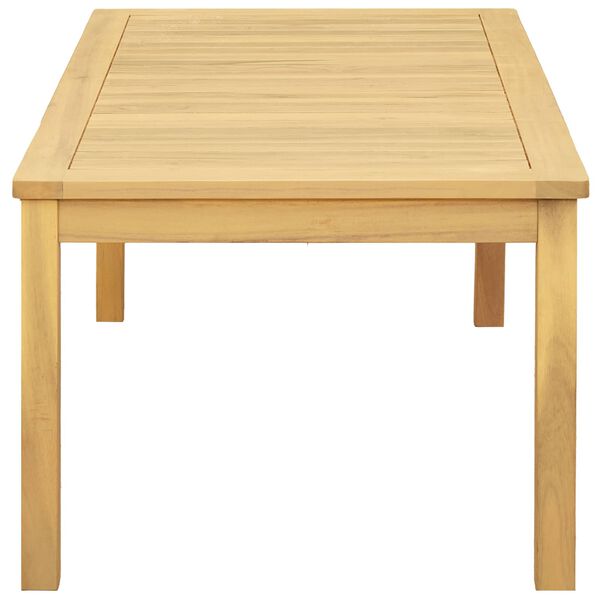 vidaXL Coffee Table Natural Wood Solid Acacia Wood Medium Durable
