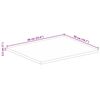 vidaXL Table Top 23.6"x19.7"x1" Rectangular Solid Wood Rough Mango