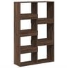vidaXL Room Divider Brown Oak Engineered Wood Large Room Divider