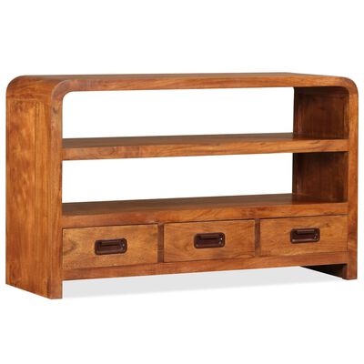 vidaXL TV Cabinet Solid Wood Acacia 35.4"x11.8"x21.6"