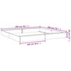 vidaXL Sandbox Grey Solid pine wood 78.7 in x 78.7 in x 7.9 in Durable