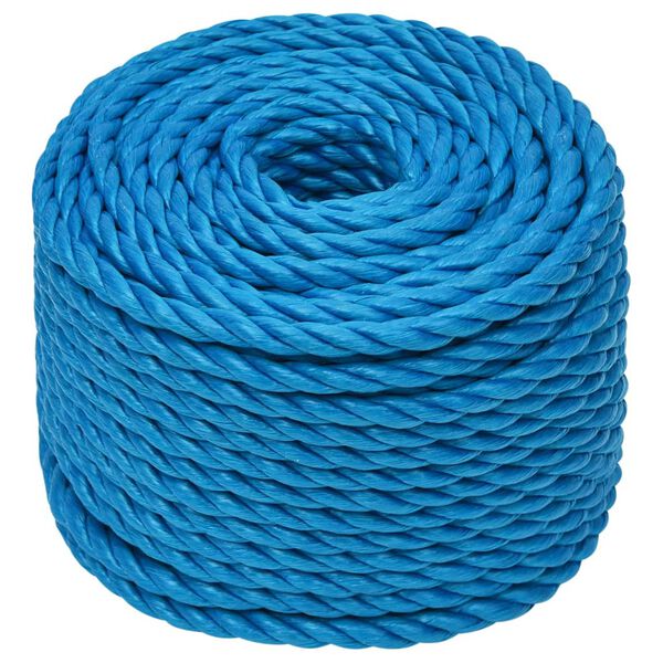 vidaXL Work Rope Blue 0.39 " 82.0 ' Polypropylene