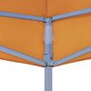 vidaXL Party Tent Roof 9.8'x9.8' Orange 0.9 oz/ft²