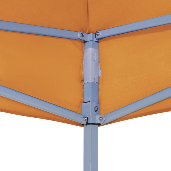 vidaXL Party Tent Roof 9.8'x9.8' Orange 0.9 oz/ft²