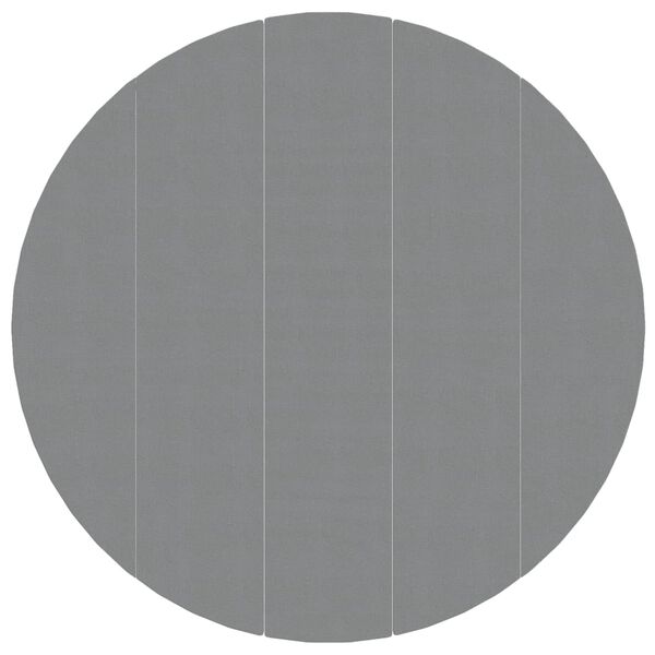 vidaXL Pool Ground Cloth Light Gray Ø216.5" Polyester Geotextile