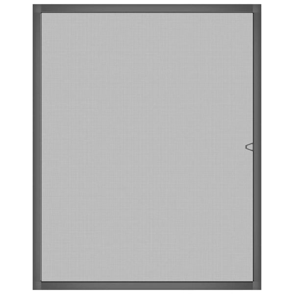 vidaXL Insect Screen Anthracite Aluminum, Fiberglass 39.4x47.2 in