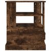 vidaXL Side Table Smoked oak Engineered wood 19.7 in x 19.7 in x 23.6 in