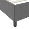 vidaXL Box Spring Bed Light Grey 39.37 x 78.74 in Velvet