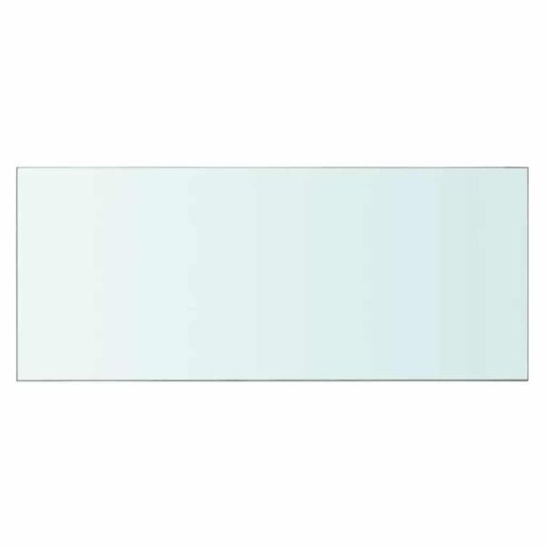 vidaXL Glass Panel Set of 2 Clear Tempered glass 27.6x11.8 in