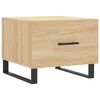vidaXL Coffee Table Set of 2 Sonoma Oak Engineered Wood