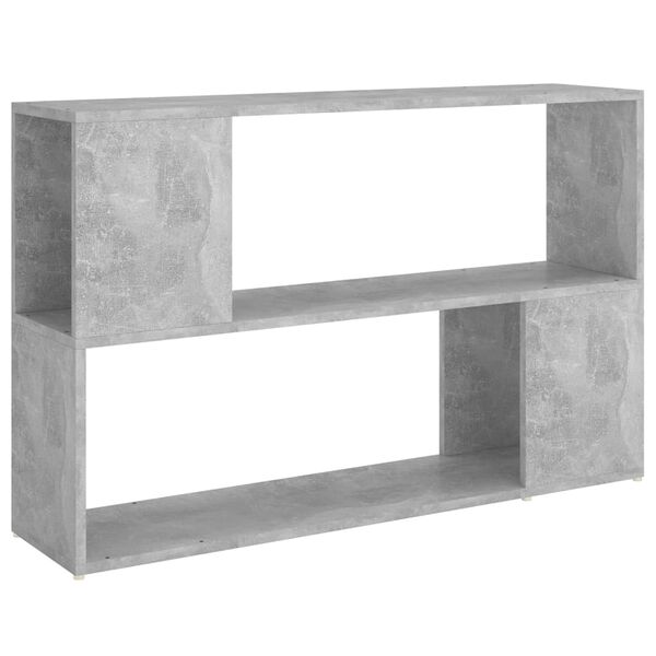 vidaXL Book Cabinet Concrete Grey Engineered Wood