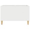 vidaXL Record Cabinet White Engineered wood Medium Record Cabinet