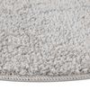 vidaXL Anti-slip Shaggy Rug Gray 63" x 63" PP