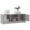 vidaXL TV Cabinet Grey Sonoma Engineered Wood 40.2x11.8x14.8 in
