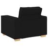 vidaXL Sofa Chair Black 23.6 " Fabric