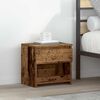 vidaXL Bedside Cabinet Old wood Engineered wood Medium Bedside Cabinet