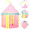 vidaXL Play Tent Pink, Yellow, Multicolor 170T polyester, PVC, PE