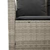 vidaXL Garden Sofa Set Light grey